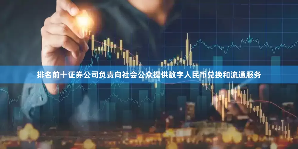 排名前十证券公司负责向社会公众提供数字人民币兑换和流通服务